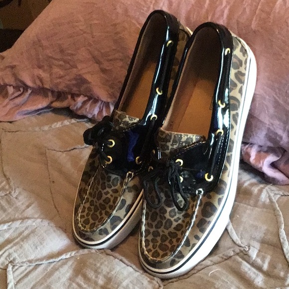 EUC Leopard Top Siders